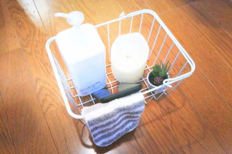 100均アイテムで簡単diy バスタブトレー バステーブル を作りました Enjoy Life More